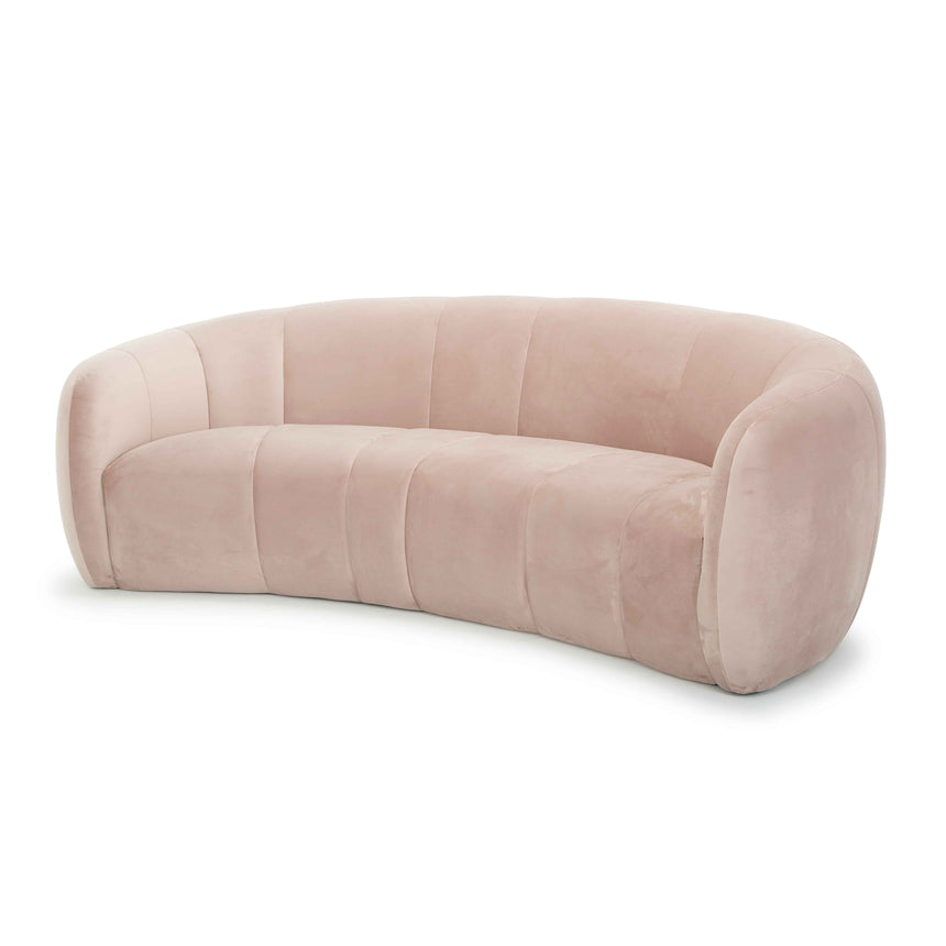 CLC6412 3 Seater Fabric Sofa - Blush