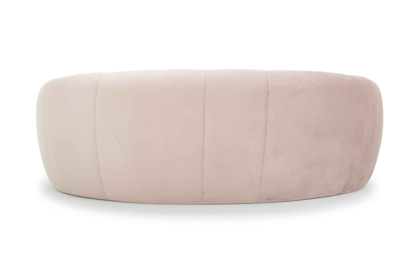 CLC6412 3 Seater Fabric Sofa - Blush