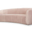 CLC6412 3 Seater Fabric Sofa - Blush