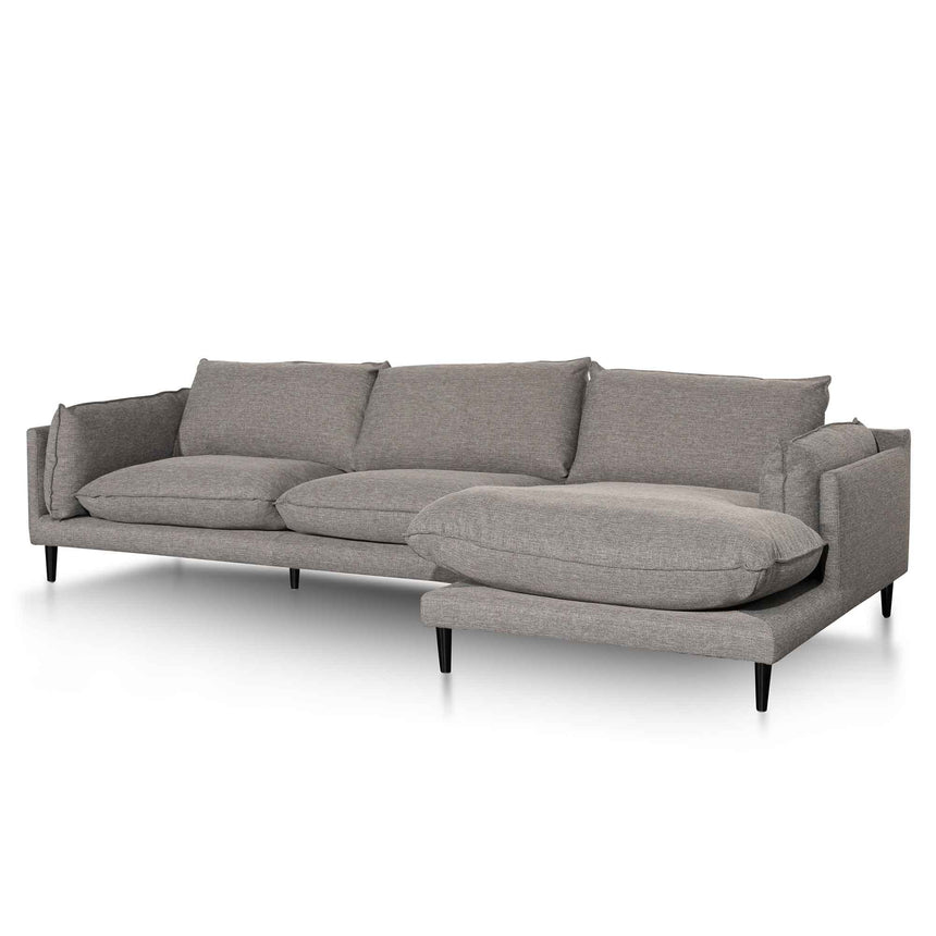 CLC2744-FA 3 Seater Left Chaise Sofa - Graphite Grey