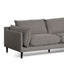 CLC6431-KSO 4 Seater Right Chaise Fabric Sofa - Graphite Grey