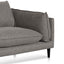 CLC6430-KSO 4 Seater Left Chaise Fabric Sofa - Graphite Grey