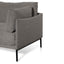 CLC6435-KSO 4 Seater Left Chaise Fabric Sofa - Graphite Grey - Last one