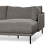 CLC6436-KSO 4 Seater Right Chaise Fabric Sofa - Graphite Grey