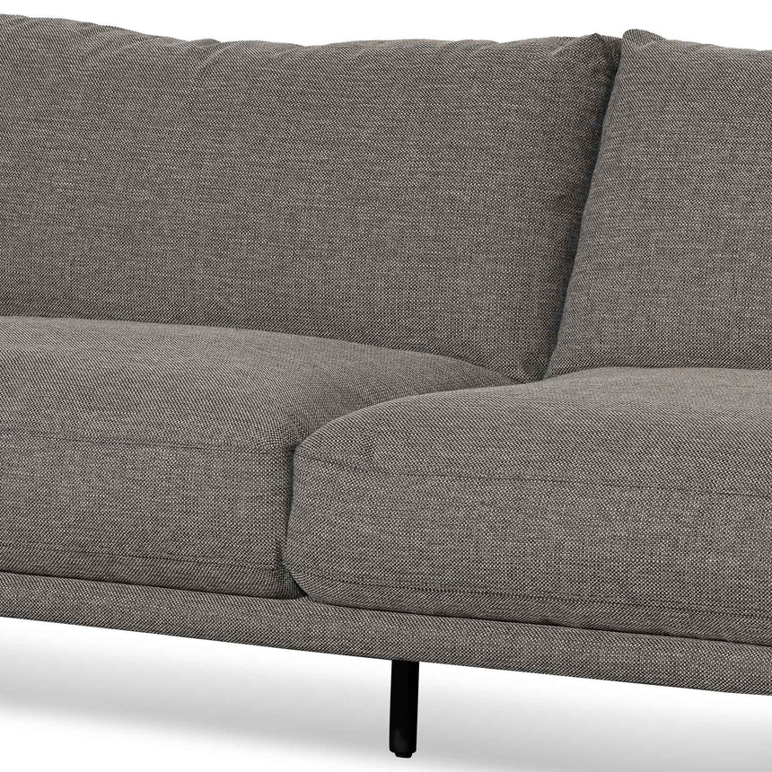 CLC6436-KSO 4 Seater Right Chaise Fabric Sofa - Graphite Grey