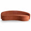 CLC6530 4 Seater Fabric Sofa - Rust - Last one