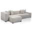 CLC6532-CA  3 Seater Left Chaise Sofa - Sterling Sand
