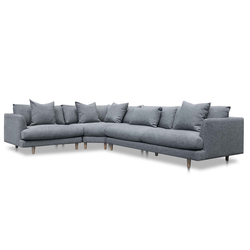 CLC6540-CA Left Return Modular Sofa - Graphite Grey