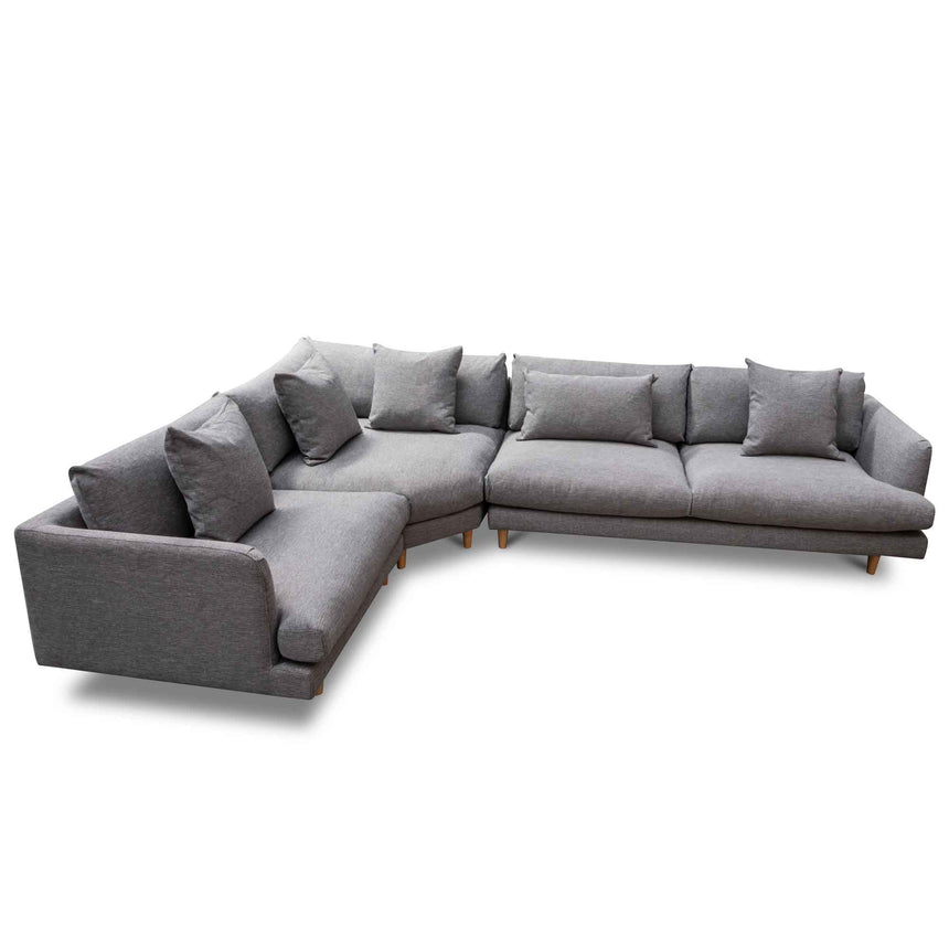 CLC6540-CA Left Return Modular Sofa - Graphite Grey