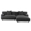 CLC6645-CA Right Chaise Sofa - Charcoal Boucle