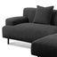CLC6645-CA Right Chaise Sofa - Charcoal Boucle