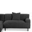 CLC6646-CA Left Chaise Sofa - Charcoal Boucle