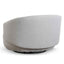 CLC6657-KSO Swivel Armchair - Light Texture Grey