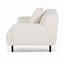 CLC6690-CA Armchair - Ivory White Boucle with Black Legs