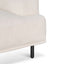 CLC6690-CA Armchair - Ivory White Boucle with Black Legs