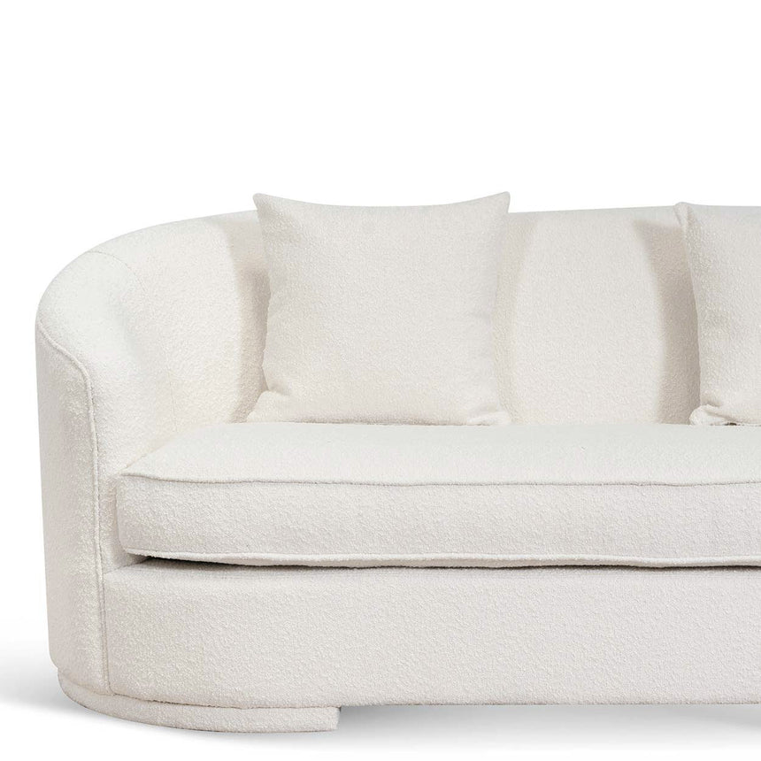 CLC6742-FS 4 Seater Sofa - Ivory White Boucle