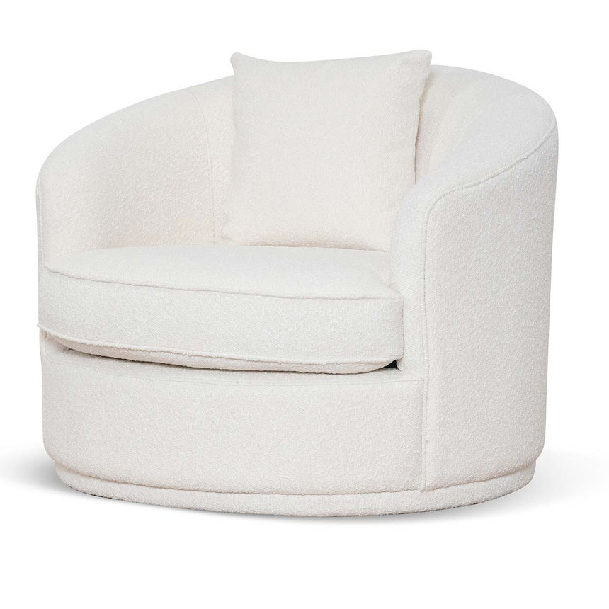 CLC6743-FS Armchair - Ivory White Boucle