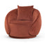 CLC6747-FS Velvet Armchair - Rustic Orange