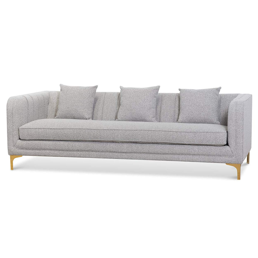 CLC2744-FA 3 Seater Left Chaise Sofa - Graphite Grey