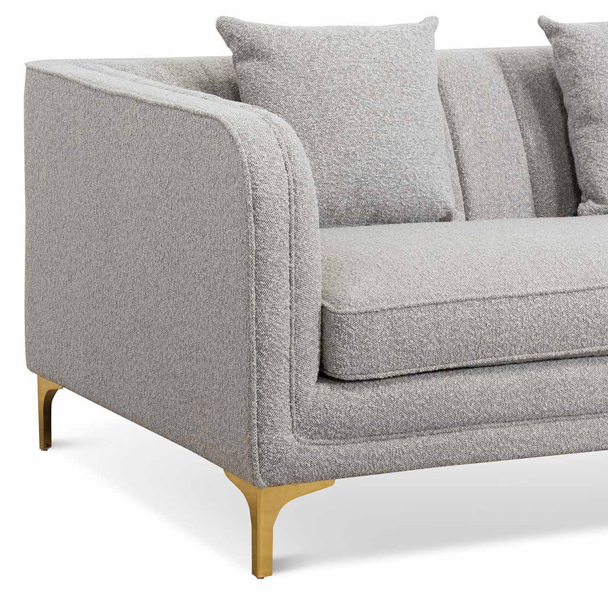 CLC6750-FS 3 Seater Sofa - Ash Grey Boucle