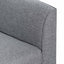 CLC6813-KSO Fabric Armchair - Graphite Grey with Black Leg