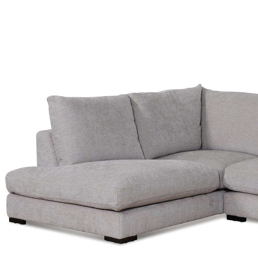 CLC6815-KSO 4 Seater Fabric Left Chaise Sofa - Oyster Beige