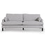 CLC6819-KSO 3 Seater Fabric Sofa - Oyster Beige and Black Leg