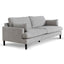 CLC6819-KSO 3 Seater Fabric Sofa - Oyster Beige and Black Leg