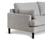 CLC6819-KSO 3 Seater Fabric Sofa - Oyster Beige and Black Leg