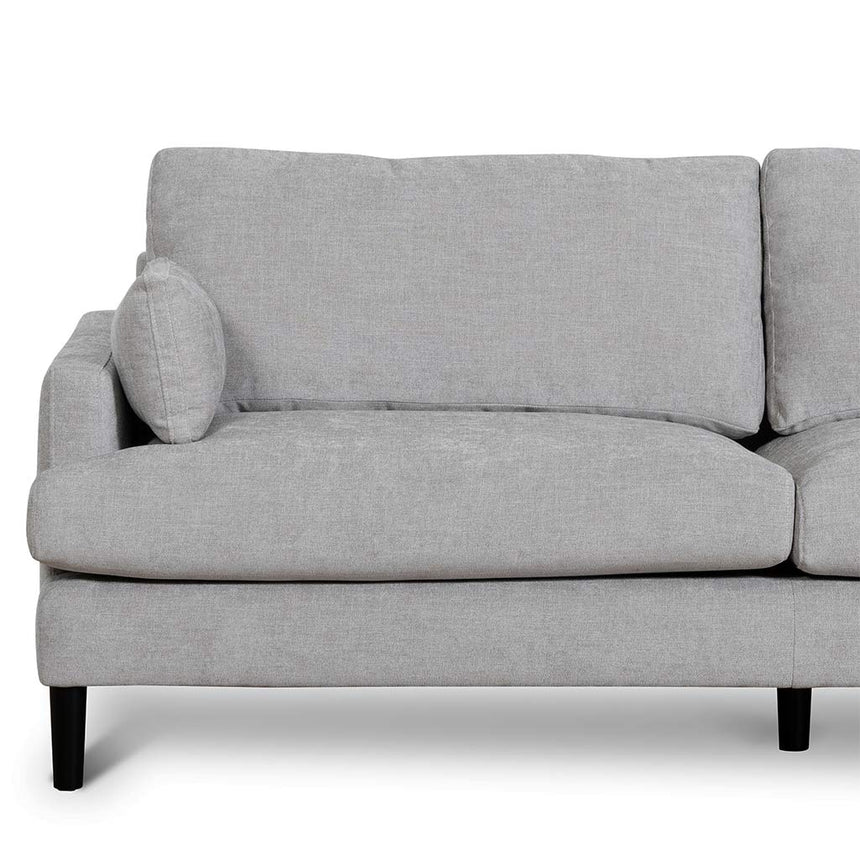 CLC6819-KSO 3 Seater Fabric Sofa - Oyster Beige and Black Leg