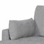 CLC6819-KSO 3 Seater Fabric Sofa - Oyster Beige and Black Leg