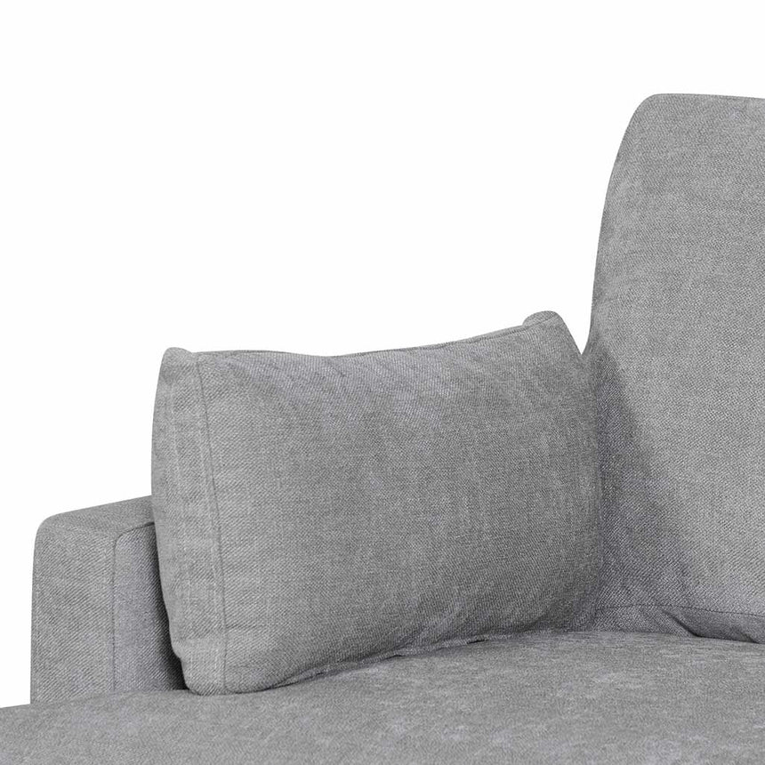 CLC6819-KSO 3 Seater Fabric Sofa - Oyster Beige and Black Leg