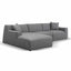 CLC6825-YY 3 Seater Left Chaise Sofa - Noble Grey