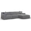 CLC6826-YY 3 Seater Right Chaise Sofa - Noble Grey