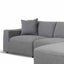 CLC6826-YY 3 Seater Right Chaise Sofa - Noble Grey