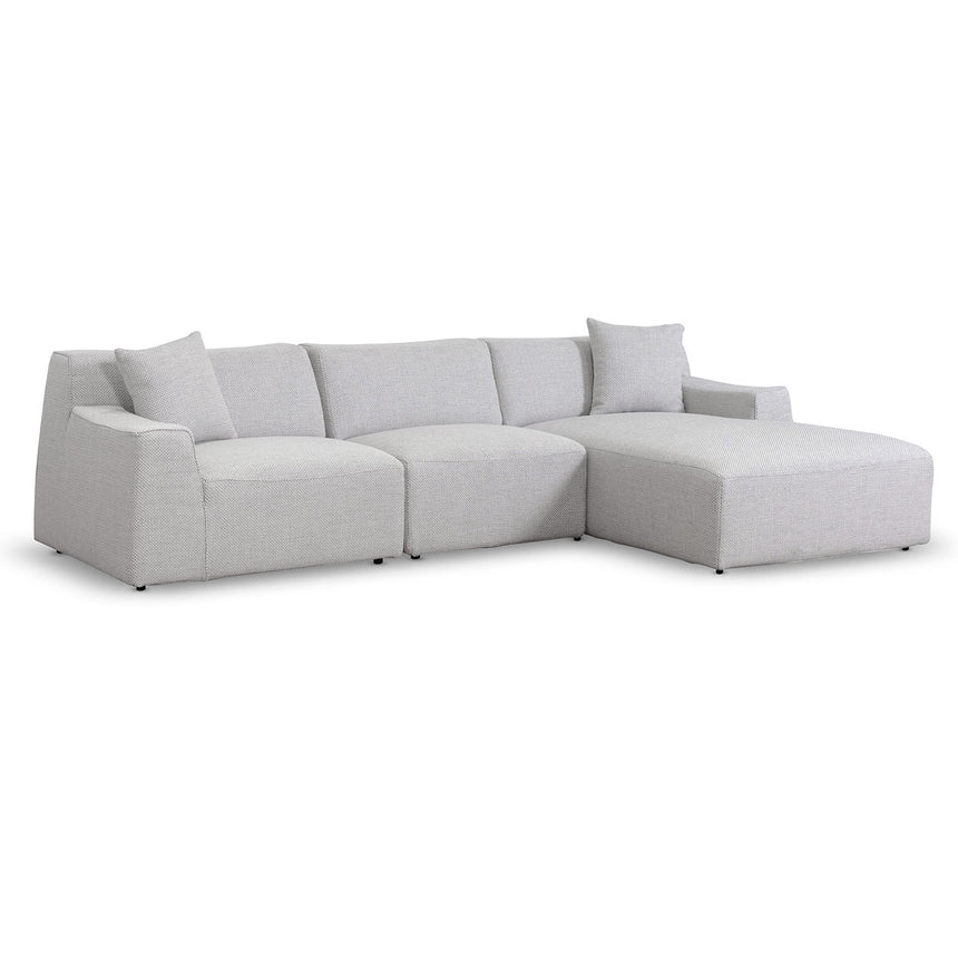 CLC6827-YY 3 Seater Right Chaise Sofa - Passive Grey