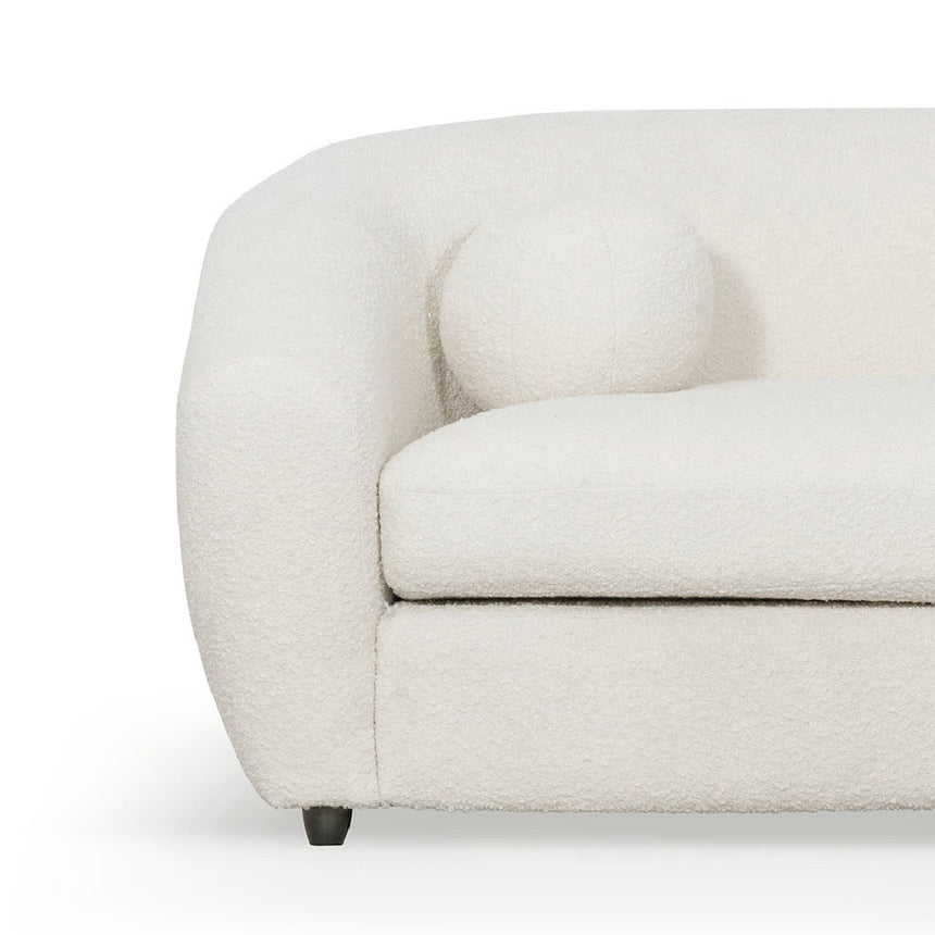 CLC6829-CA 3 Seater Sofa - Ivory White Boucle