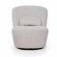 CLC6835-CA Swivel Lounge Chair - Ivory Teddy