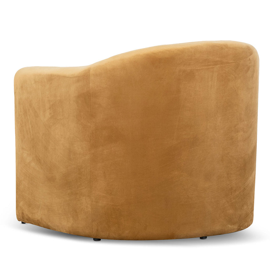 CLC6866-CA Velvet Armchair - Mustard