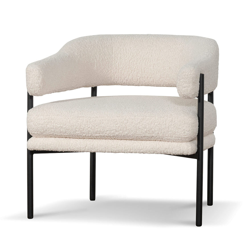 CLC8278-CA Armchair - Ivory White Boucle