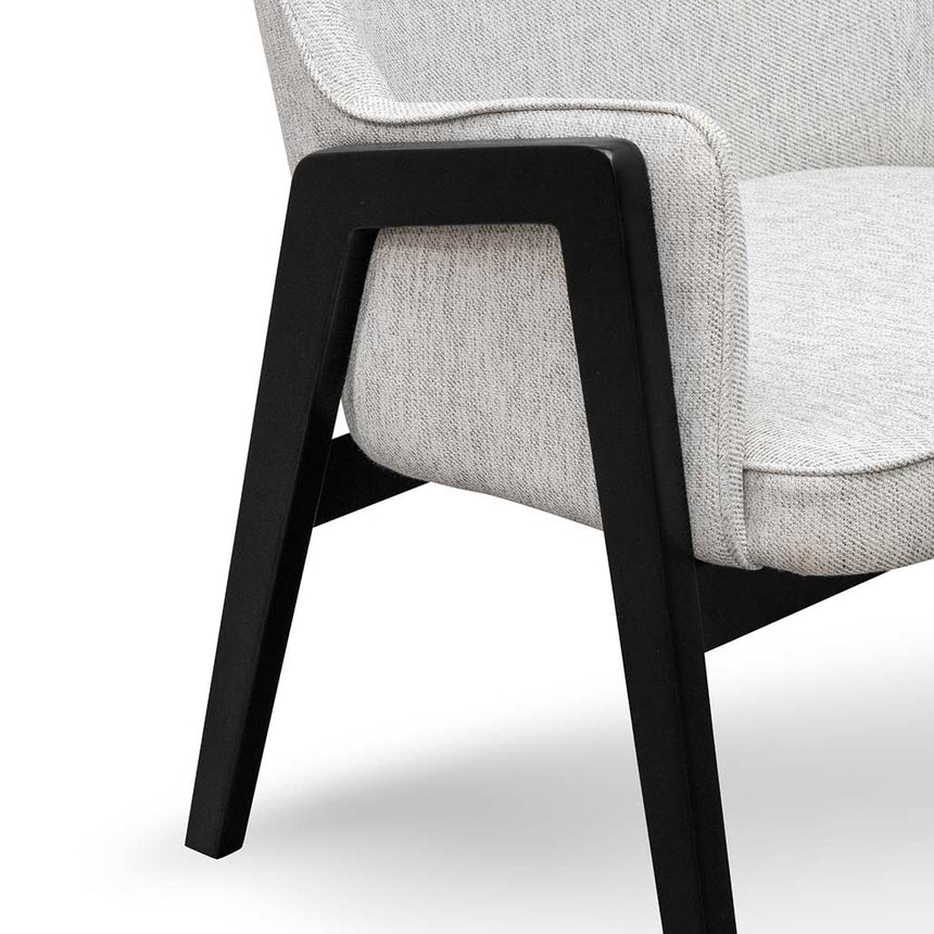 CLC6890-SD Fabric Lounge Chair - Silver Grey