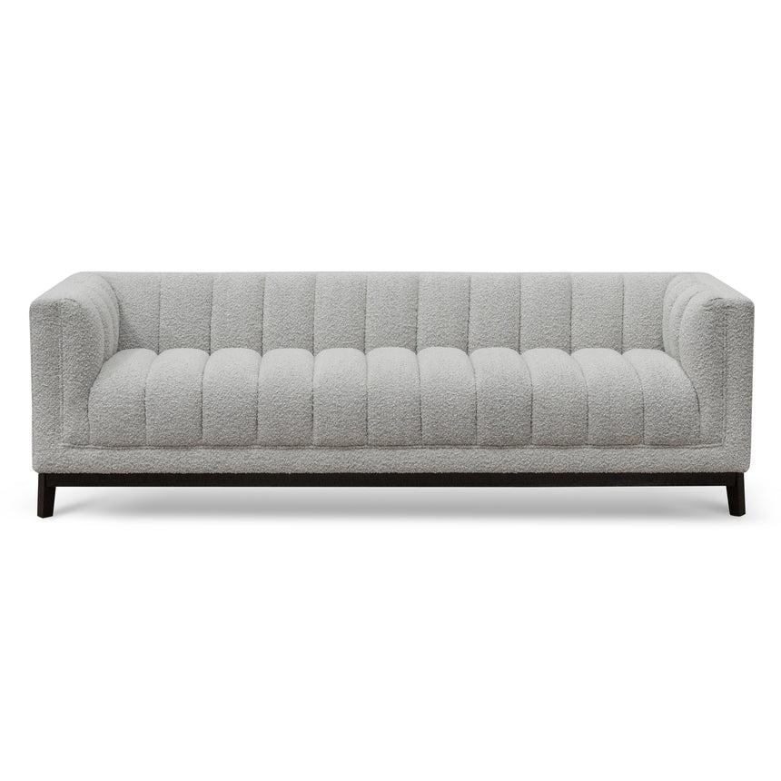 CLC6924-CA 3 Seater Sofa -Light Grey Boucle