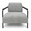 CLC6961-IG Fabric Armchair - Light Spec Grey with Black Legs