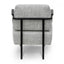 CLC6961-IG Fabric Armchair - Light Spec Grey with Black Legs