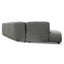 CLC6966-KSO Right Return Modular Fabric Corner Sofa - Graphite Grey