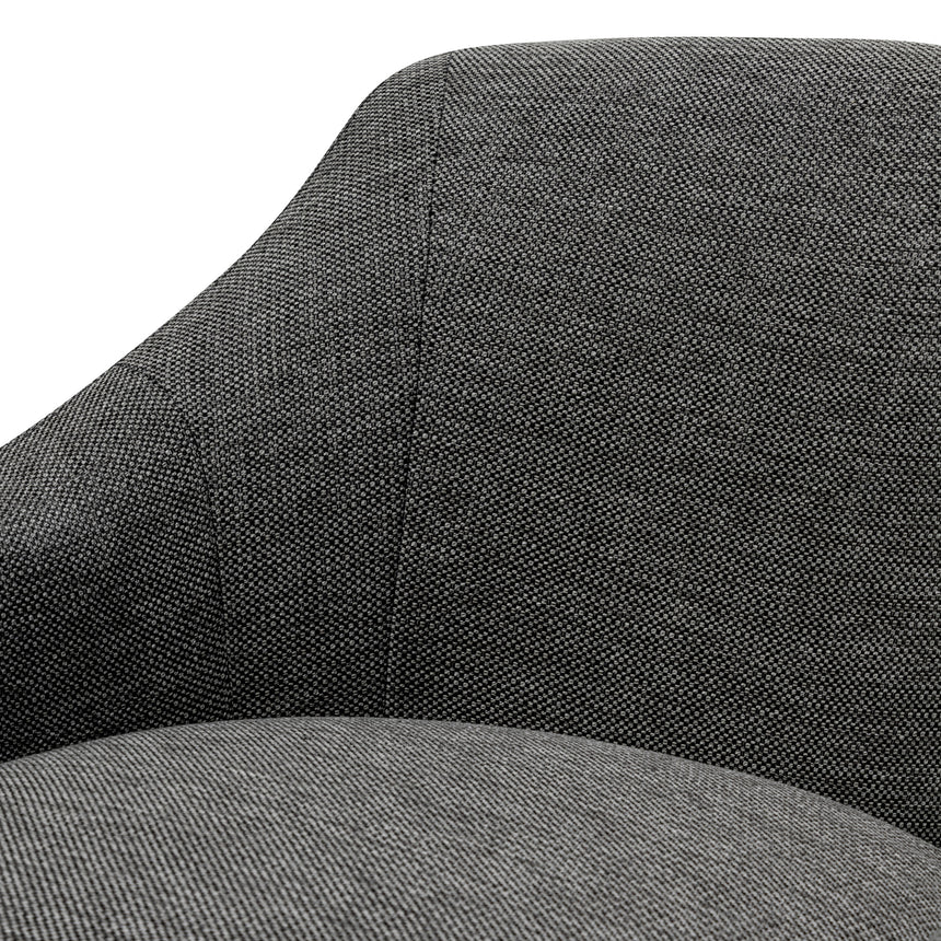 CLC6970-KSO Fabric Armchair - Graphite Grey | Calibre Furniture
