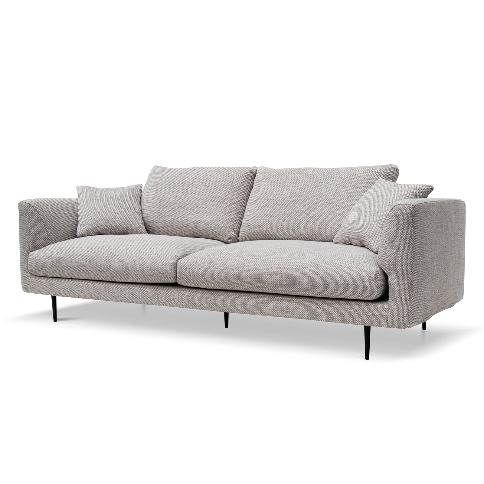 CLC6977YY 4 Seater Fabric Sofa Passive Grey Calibre Furniture
