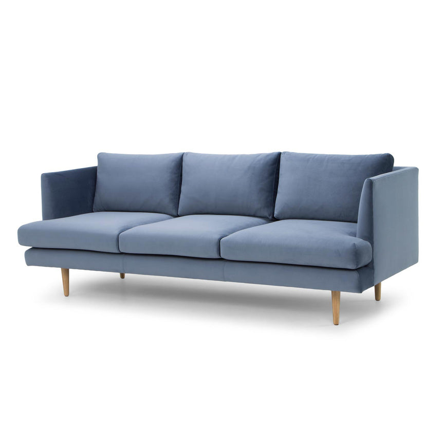 CLC6244 4 Seater Fabric Sofa - Dusty Blue