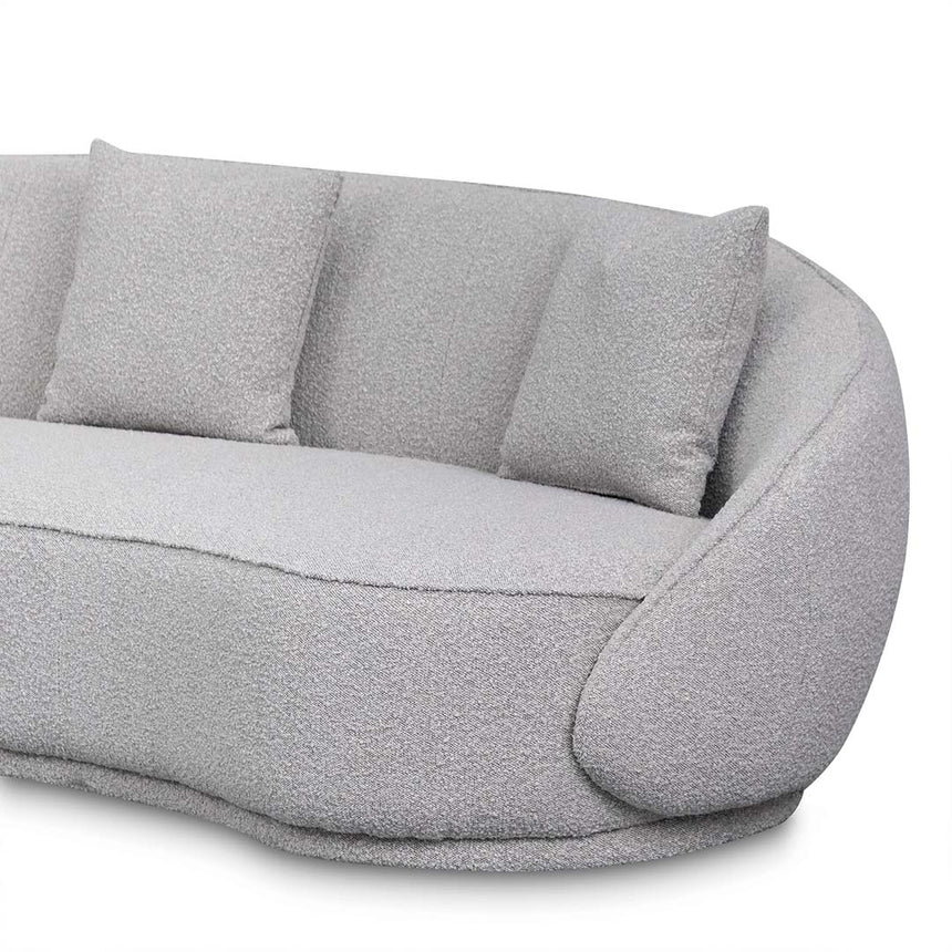 CLC8052-FS 4 Seater Sofa - Ash Grey Boucle