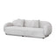 CLC8055-FS 3 Seater Fabric Sofa - Salt White